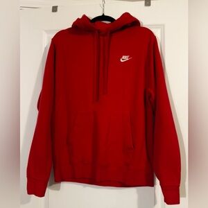 Nike Men's Hoodie in Bold Red